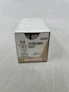 ETHICON 1636G Surgical Gut Suture - Chromic, Size 5-0 L18in Absorbable Brown L16mm PS-3 3/8 Circle Prime Reverse Cutting Needle Monofilament