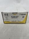 ETHICON 1824H Gut Plain Absorbable Monofilament Suture, Size 4-0, 18 in. Length, SC-1 Needle