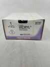 ETHICON D8740 Coated Vicryl Absorbable Braided Polyglactin 910 Suture, Size 1, 18 in