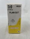 ETHICON H822H Surgical Gut Suture - Plain, Reverse Cutting, Absorbable, FS-2 19mm 3/8 Circle, Plain Monofilament 27" = 70cm, Size: 3-0