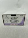 ETHICON J753D Coated Vicryl Absorbable Braided Polyglactin 910 Suture, Size 1, 18 in. Length, CT Needle