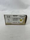 ETHICON U202H Surgical Gut Suture - Chromic, Taper Point, Absorbable, RB-1 17mm ½ Circle, Chromic Monofilament 27" = 70cm, Size: 5-0