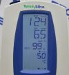 WELCH ALLYN 42NTB Spot Vital Signs Monitor W/ Temperature, NBP, SpO2 &amp; Power Supply - 205652 42NTB