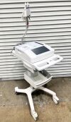 MORTARA ELI 280 WITH ROLLING STAND AND AMXX SERIES PATIENT MODULE EKG