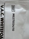 KCI Lot of 4 V.A.C. Whitefoam Dressing  M6275034   Exp.2024-04  (AA3) V.A.C. Whitefoam Dressing