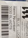 HEALTHMARK Pack of 1000 Blue-Lock  3030BLWDTS   Exp.2024-01  (AA2) Blue-Lock