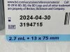 BD Lot of 100 Blood Collection Tubes  363083  Exp.2024-04  (AA1) Blood Collection Tubes
