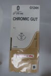 ETHICON G124H Gut Chromic Absorbable Monofilament Suture, Size 0, 27 in. Length, SH Needle