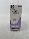 ETHICON J443H Coated Vicryl Absorbable Braided Polyglactin 910 Suture, Size 2-0, 27 in. Length, FS-1 Needle