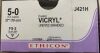 ETHICON Vicryl 5-0  J421H FS-2 needle  exp.  July 2025 Sutures