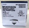 MCKESSON S8682GX Polypropylene P-12 3/8 Circle Precision Reverse Cutting Needle Size 4-0 Monofilament 18” (BOX/12) 2028/06/30 Sutures