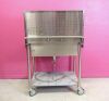 PURE PROCESSING Mobile 20 Gallon Reprocessing Sink w/ Pegboard Pure Reprocessing PureSteel Single Bay Mobile Medical Scrub Sink 20 Gallon
