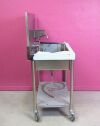 PURE PROCESSING Mobile 20 Gallon Reprocessing Sink w/ Pegboard Pure Reprocessing PureSteel Single Bay Mobile Medical Scrub Sink 20 Gallon