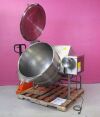 CLEVELAND Natural Gas Manual Tilt Steam Kettle 2/3 Jacket KGL60T Natural Gas 60 Gallon Manual Tilt Steam Kettle 2/3 Jacket NICE