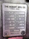 HOBART 84181D 18" Buffalo Chopper  12 Attachment Hub w/ Chopper Blade 15lb 230V