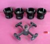 THERMO SCIENTIFIC 5,000 RPM Swinging Bucket Rotor & 4 Buckets Centrifuge