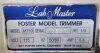 RAY FOSTER MT10 Wet Dry Dental  Trimmer 1/3HP, 1725RPM, 10" Disc, 115V