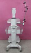 PERIMED Mobile Endoscopy Cart Stand Endoscopy Cart Mobile Stand, 3 Shelves, Drawer, Monitor Mount, Flex Arm
