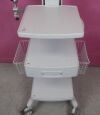PERIMED Mobile Endoscopy Cart Stand Endoscopy Cart Mobile Stand, 3 Shelves, Drawer, Monitor Mount, Flex Arm