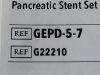 COOK MEDICAL Pancreatic Stent Set 5F x 7cm G22210  Exp.2025-04  (AA7) Geenen