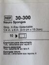 DEROYAL Lot of 31 Packs (10/Pack) Neuro Sponges  30-300   Exp.2029-11  (AA7) Neuro Sponges