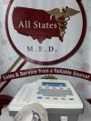 ECG N/A BURDICK A 3000  MACHINE  PATIENT CABLES