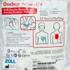 ZOLL REF 8900-000219-01 OneStep Pediatric CPR Multi-function Electrode for Anterior/Posterior Placement ,EXP 2025/07