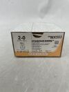 ETHICON MX553 ETHIBOND EXCEL Polyester Suture, Taper Point, Non-Absorbable, RB-1 17mm / RB-1 ½ Circle, Green Braided 4-30" = 75cm, Size: 2-0