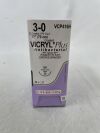 ETHICON VCP416H Coated Vicryl Plus Absorbable Braided Antibacterial Suture, Size 3-0, 27 in. Length, SH Needle