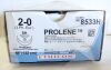 ETHICON 8533H PROLENE Polypropylene Suture, Taper Point, SH , Blue Monofilament 36" (BOX/36) 2029/03/31 Sutures