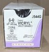 ETHICON One Box of Coated Vicryl Violet Braided J544G Sutures, Size 6-0, EXP Date: 2/28/2027 Sutures