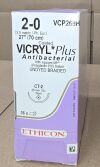 ETHICON Coated VICRYL PLUS Antibacterial Sutures VCP269H, Size 2-0 Sutures