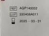 ASAHI Lot of 5 Fielder XT  AGP140002   Exp.2025-03  (AA16) Fielder XT