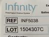 HOPE MEDICAL Lot of 2 Infinity  INF5038   Exp.2025-03  (AA16) Infinity