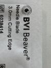 BVI BEAVER Needle Blade  375910   Exp.2025-11  (AA13) Needle Blade