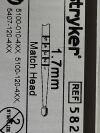 STRYKER 3.5MM DIAMOND MATCH HEAD  5820-107-017   Exp.2025-04  (AA13) Match Head