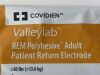 COVIDIEN Lot of 2 Valleylab REM Polyhesive Adult Patient Return Electrode Grounding Pad E7507   Exp.2025-11  (AA12) Valleylab