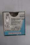 ETHICON 632G Perma-Hand Non-Absorbable Braided Silk Suture, Size 3-0, 18 in. Length, X-1 Needle