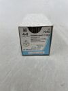 ETHICON 734G PERMA-HAND Silk Suture, Reverse Cutting, Non-Absorbable, J-1 17mm ½ Circle, Black Braided 18" = 45cm, Size: 4-0