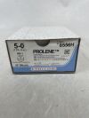 ETHICON 8556H PROLENE Polypropylene Suture, Taper Point, Non-Absorbable, RB-1 17mm / RB-1 ½ Circle, Blue Monofilament 36" = 90cm, Size: 5-0
