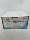 ETHICON C017D Perma-Hand Non-Absorbable Braided Silk Suture, Size 3-0, 30 in. Length, SH Needle