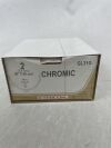 ETHICON GL31G Surgical Gut Suture - Chromic, Taper Point, Absorbable, TP-1 65mm ½ Circle, Chromic Monofilament 60" = 150cm, Size: 2
