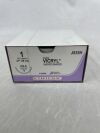 ETHICON J535H COATED VICRYL (polyglactin 910) Suture, Reverse Cutting, Absorbable, OS-6 36mm ½ Circle, Undyed Braided 27" = 70cm, Size: 1