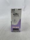 ETHICON J944H COATED VICRYL (polyglactin 910) Suture, Taper Point, Absorbable, CT-1 36mm ½ Circle, Undyed Braided 36" = 90cm, Size: 3-0
