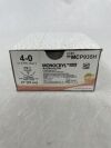 ETHICON MCP935H Monocryl Plus Absorbable Monofilament Suture, Size 4-0, 27 in. Length, PS-1 Needle