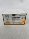 ETHICON PX937H ETHIBOND EXCEL Polyester Suture, TAPERCUT, Non-Absorbable, V-5 17mm / V-5 ½ Circle, Green Braided 30" = 75cm, Size: 2-0
