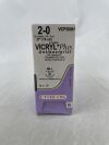 ETHICON VCP306H COATED VICRYL Plus Antibacterial (polyglactin 910) Suture, Taper Point, Absorbable, RB-1 17mm ½ Circle, Violet Braided 18" = 45