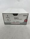 ETHICON Z535H PDS II (polydioxanone) Suture, Reverse Cutting, Absorbable, OS-6 36mm ½ Circle, Violet Monofilament 27" = 70cm, Size: 1-0