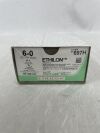 ETHICON 697H ETHILON Nylon Suture, Precision Point - Reverse Cutting, Non-Absorbable, P-1 11mm 3/8 Circle, Black Monofilament 18" ˜ 45cm, Si