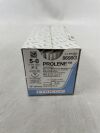 ETHICON 8698G Prolene Non-Absorbable Monofilament Polypropylene Suture, Size 5-0, 18 in. Length, P-3 Needle